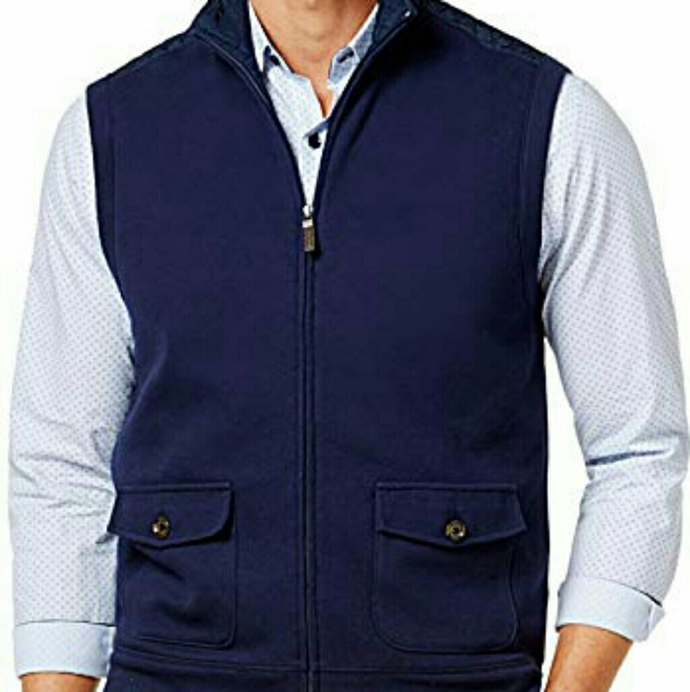 Tasso Elba Tasso Elba

Men's Full-Zip Stand Collar
